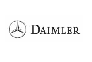 Daimler Logo in Silver and Black