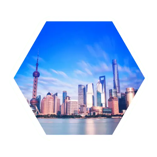 Shanghai Skyline in the daytime