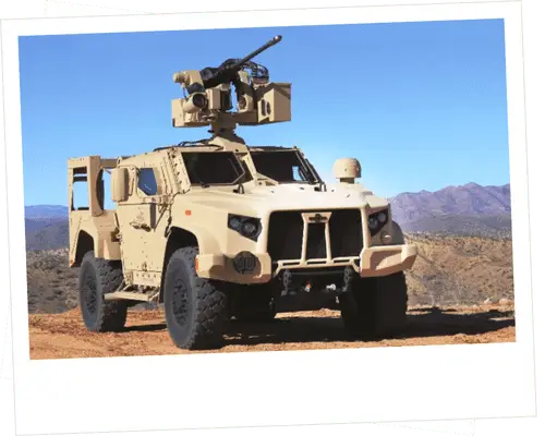 Stack of photos of a hummer in a mountainous area