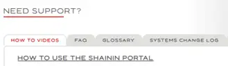 Shainin Support